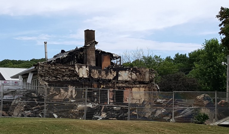 Fire guts home on Highway 2 west of Iroquois