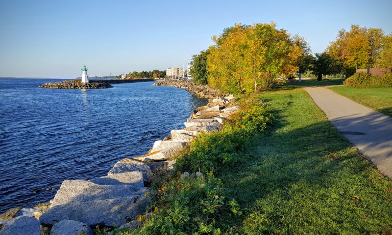 A Grounded Ship Stopped Traffic on the St Lawrence Seaway This Morning