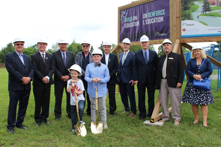 Groundbreaking on new Catholic elementary school