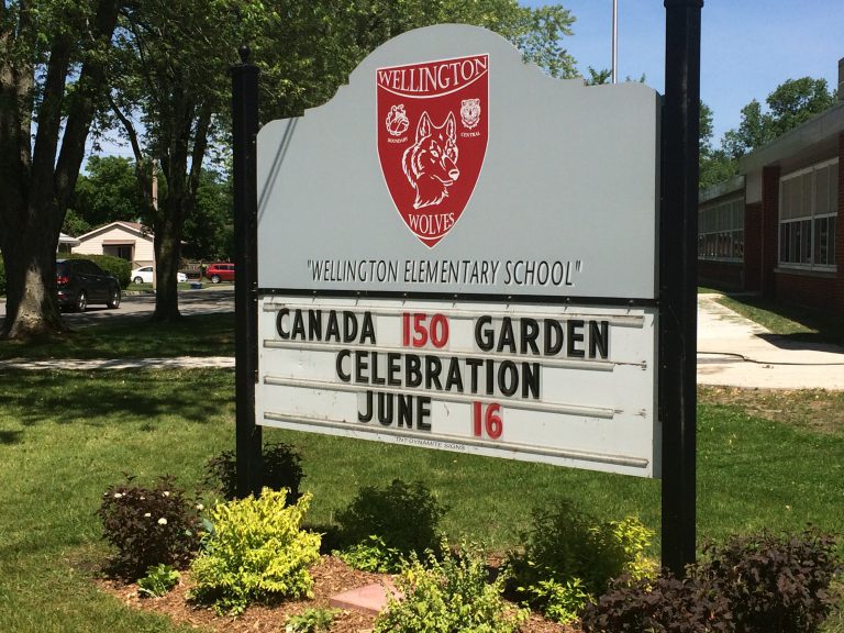 Wellington Elementary School Canada 150 Celebration