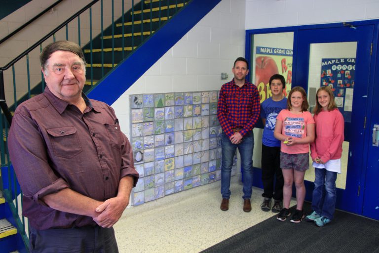 UCDSB Trustees touring schools