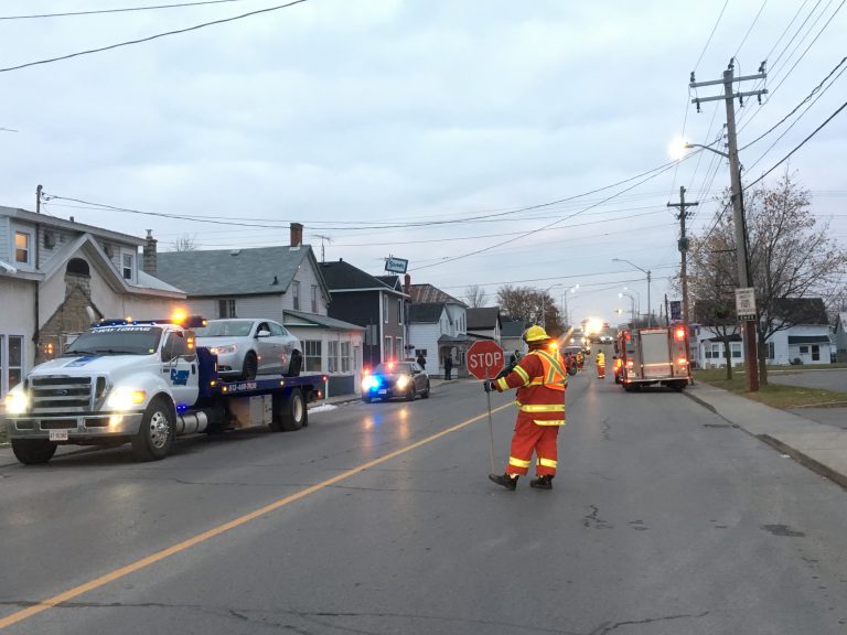Breaking: Edward Street in Prescott closed by car crash