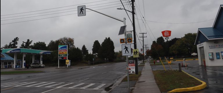 Police Reminding Public To Stop At Pedestrian Crosswalks