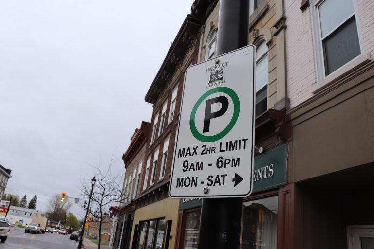Town of Prescott removing parking spaces at King-Center Street intersection