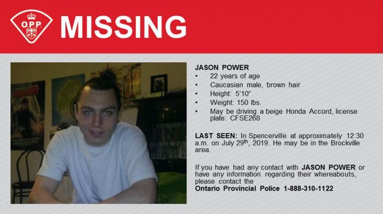 Missing man last seen in Spencerville