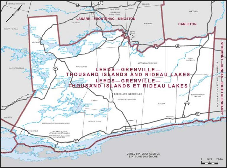 Election results for Leeds-Grenville-Thousand Islands and Rideau Lakes