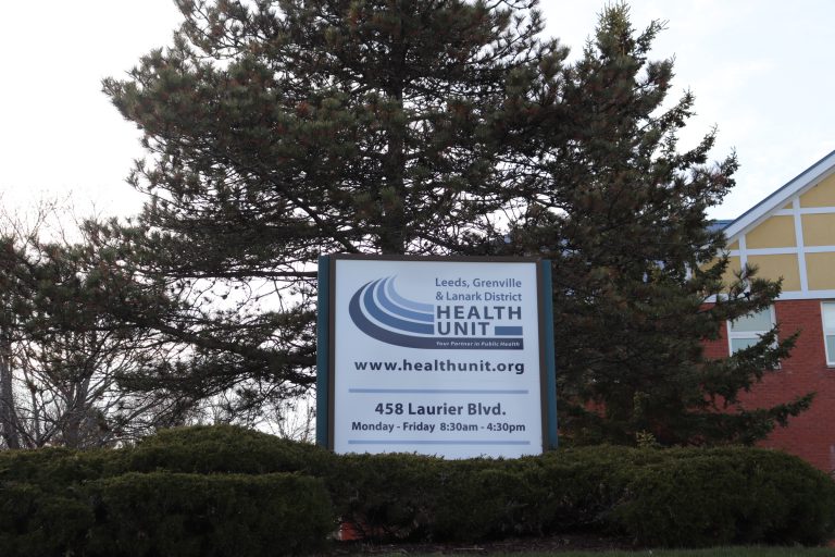 Health Unit: first case of influenza diagnosed in Leeds, Grenville and Lanark