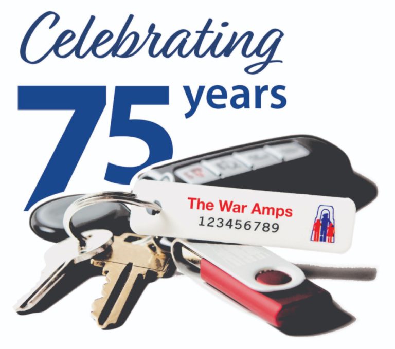 War Amps Donors With Addresses Starting With “K” to Receive Free Keychain Tags