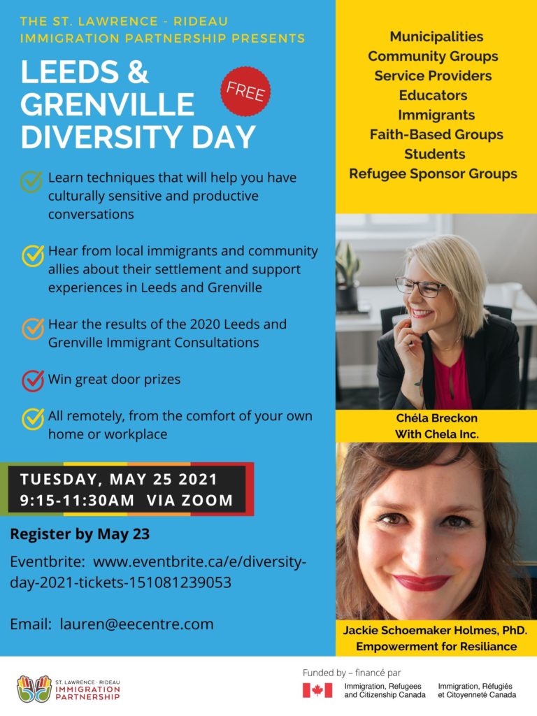 St. Lawrence – Rideau Immigration Partnership To Host Diversity Day On May 25
