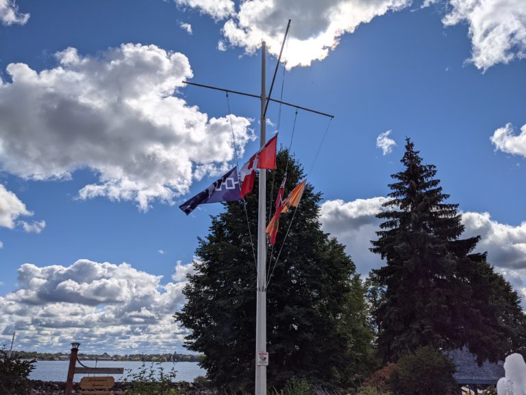 Town of Prescott hosts flag-raising ceremony for National Day for Truth and Reconciliation