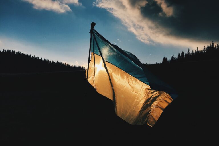 Mayor Brett Todd condemns Ukraine invasion at flag raising ceremony