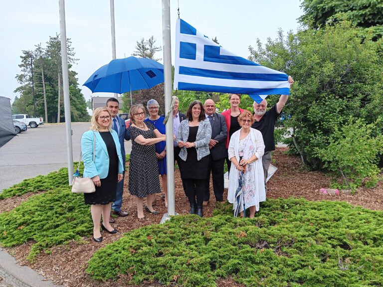 Leeds-Grenville Warden, mayors, and Greek community welcome Ambassador