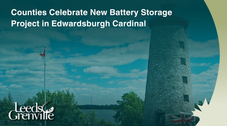 Environmental assessment underway for proposed battery storage project in Edwardsburgh Cardinal