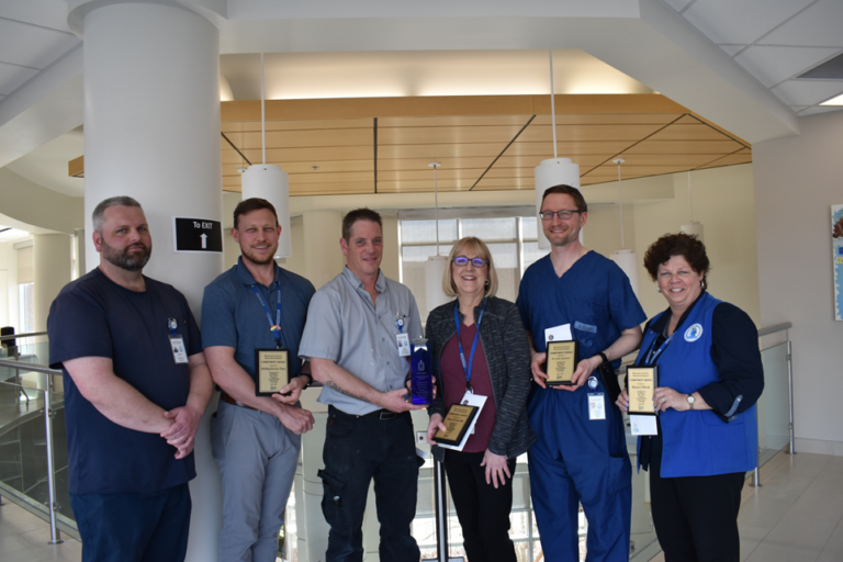 Winchester District Memorial Hospital recognizing Commitment Award recipients