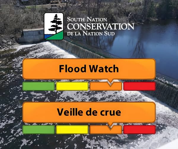South Nation Conservation extends flood watch statement