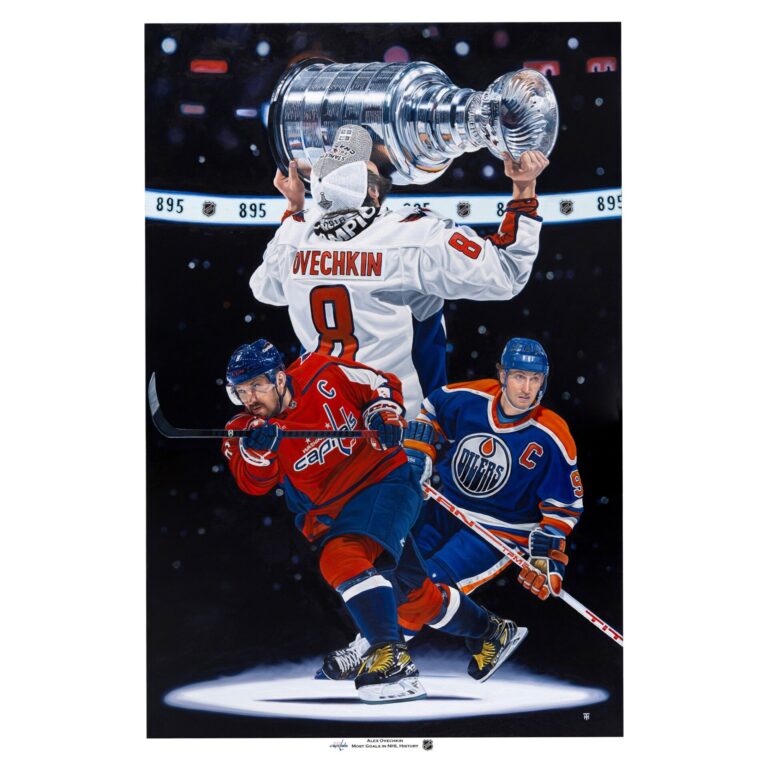 Ottawa area artist commemorates Alex Ovechkin setting NHL goal scoring history