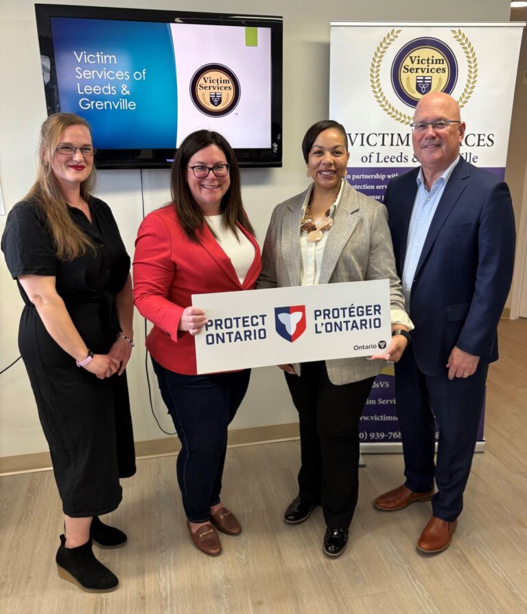 Victim Services of Leeds and Grenville receives funding boost from province