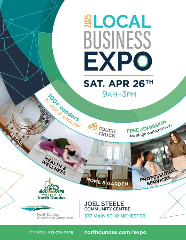 2025 North Dundas Local Business Expo taking place this weekend